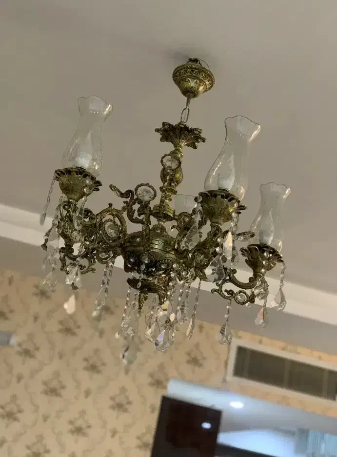 خرید فروش عنواع لوستر  و چراغ آویز برنزی|لوستر و چراغ آویز|مشهد, نوید|دیوار