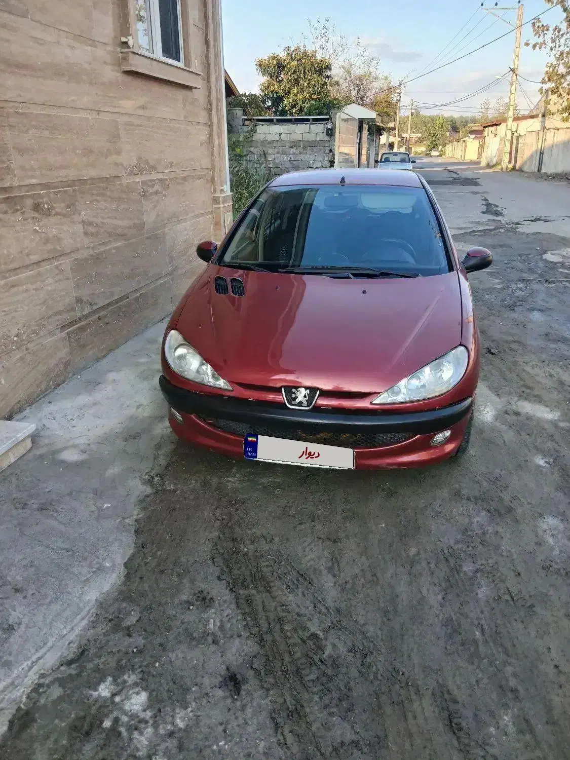 فروش ۲۰۶مدل ۸۱|خودرو سواری و وانت|بندر انزلی, میان پشته|دیوار