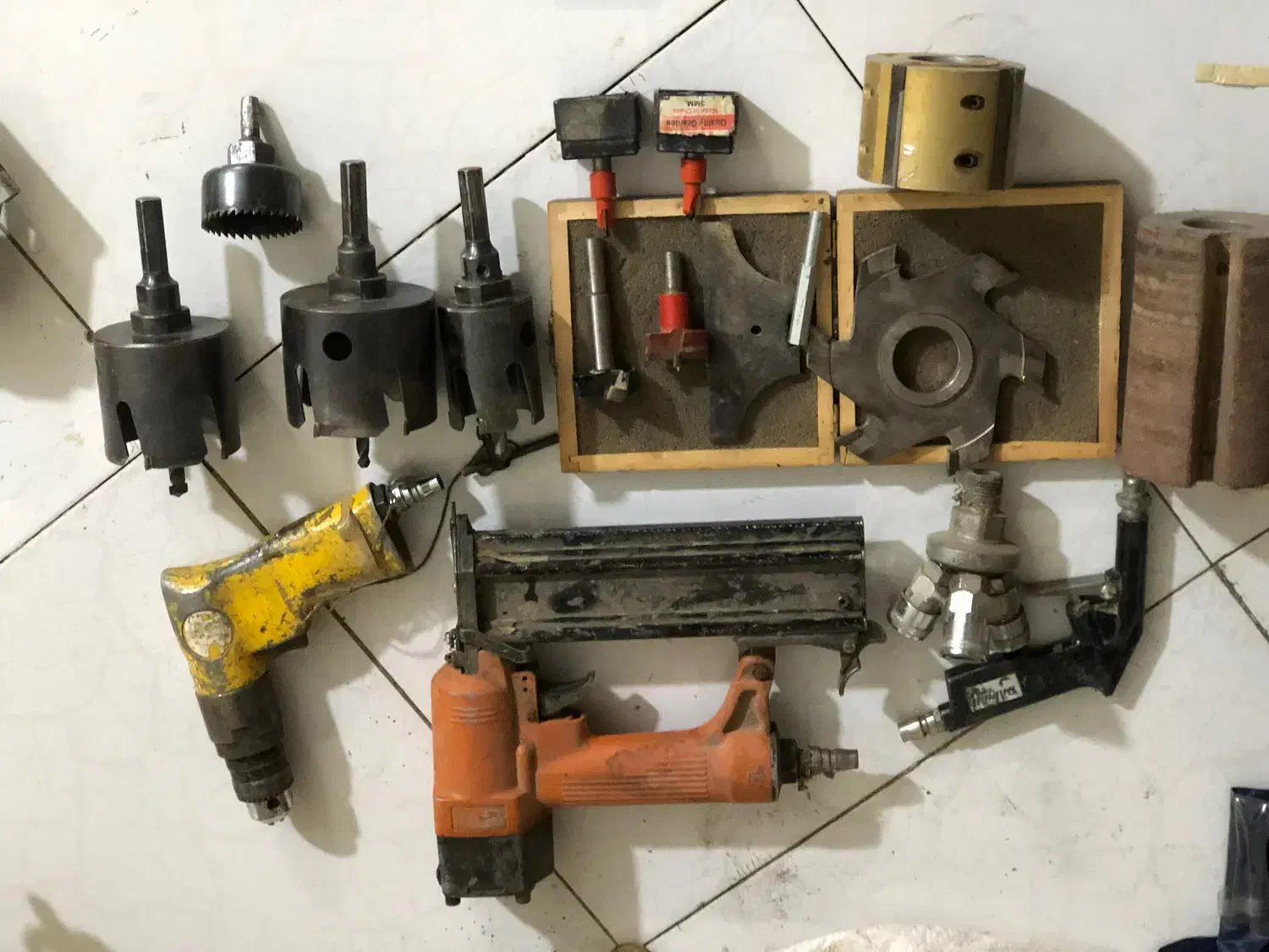 ابزارآلات نجاری میخکوب اسکا و دریل بادی|ابزارآلات|تهران, ورزشگاه آزادی|دیوار