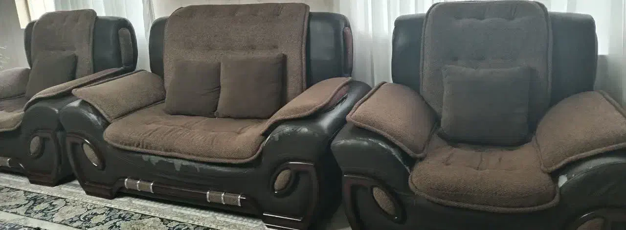 فروش مبل دسته دوم|مبلمان خانگی و میز عسلی|بم, |دیوار