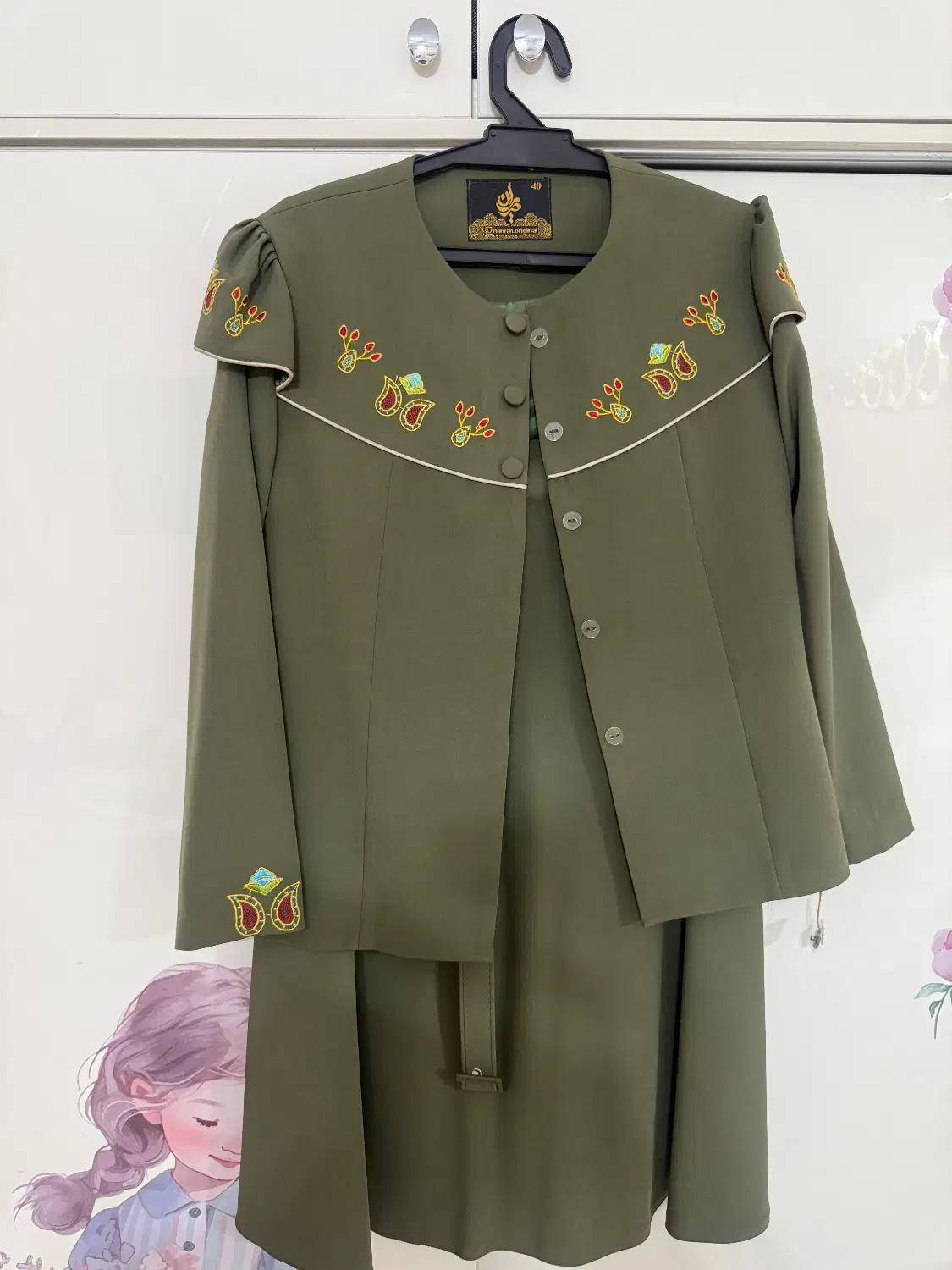 کت دامن و کمربند نو|لباس|ری, دولت‌آباد|دیوار