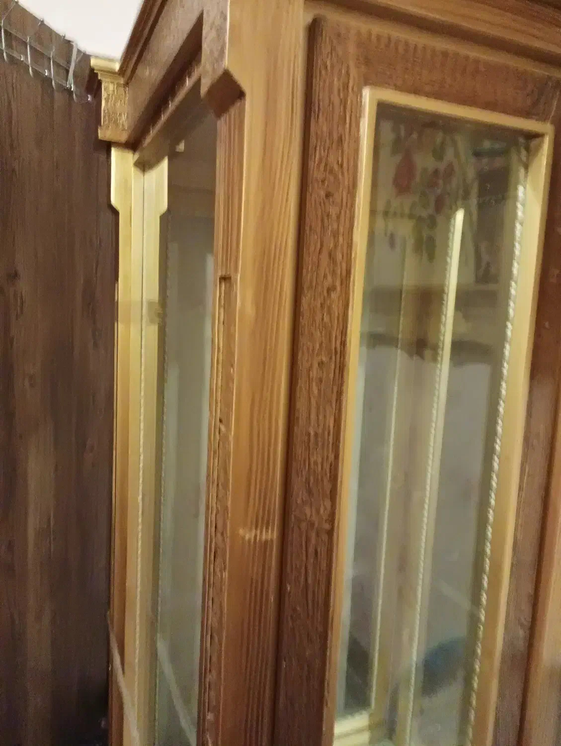 کمد ویترینی باچوب بسیار باکیفیت|بوفه، ویترین، کنسول|دلیجان, |دیوار