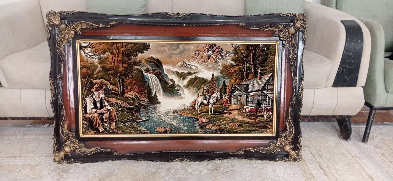 تابلو فرش ماشینی|تابلو فرش|اردبیل, |دیوار