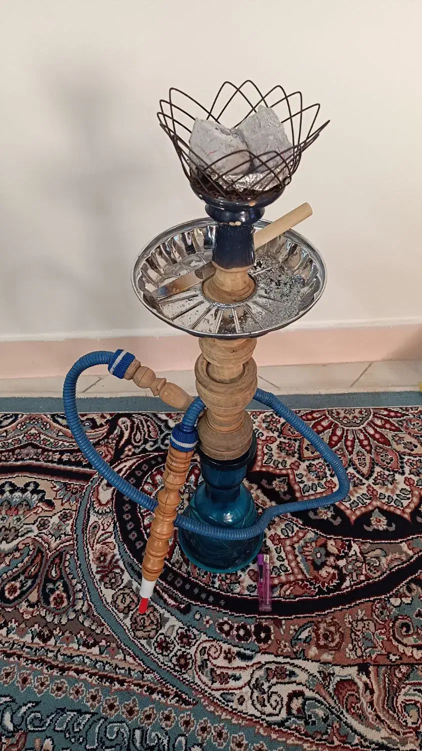 قلیون تنه چوب گردو اصل|کلکسیون و سرگرمی|فردوسیه, |دیوار