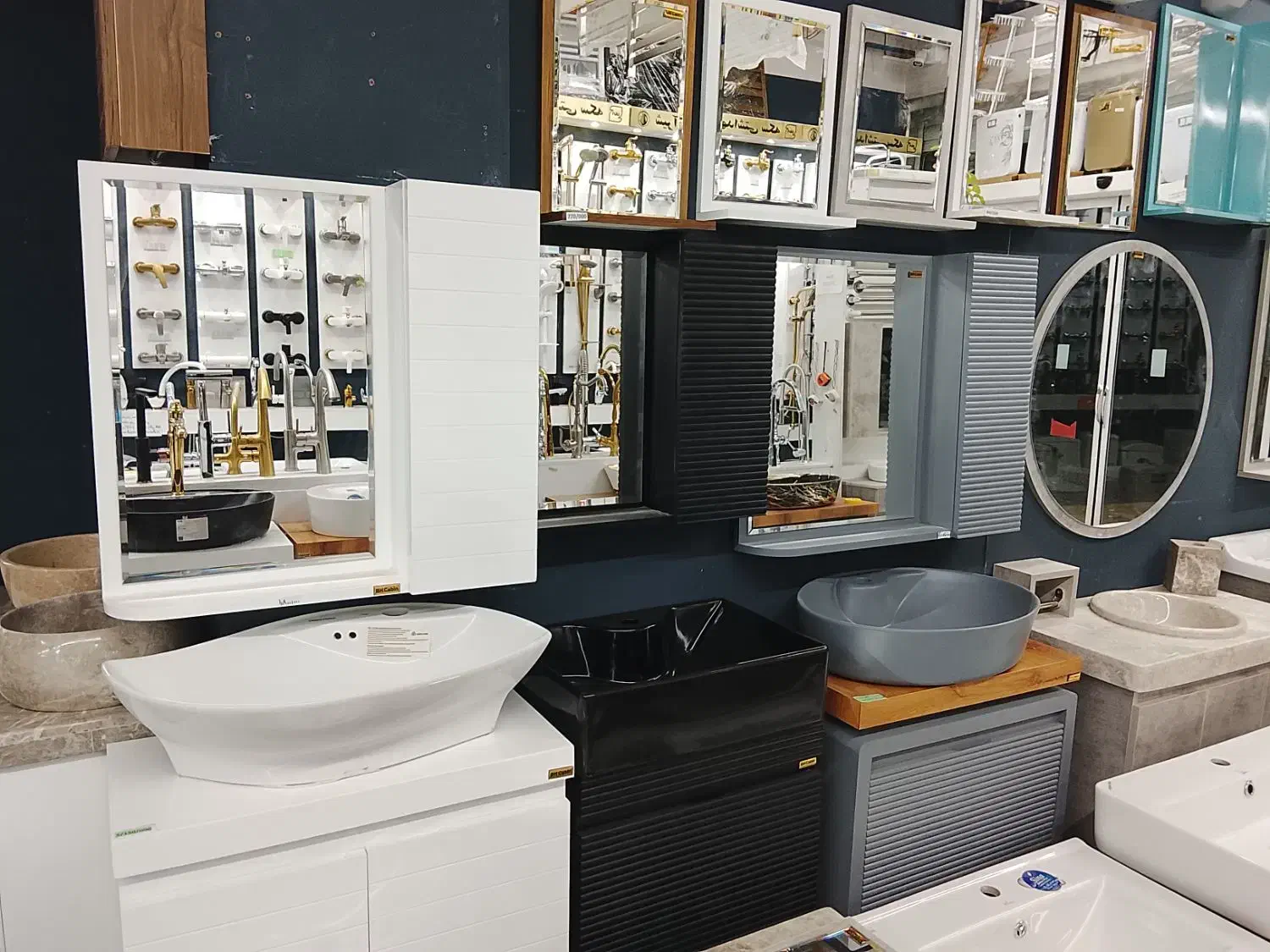 روشویی کابینتی بامبو مشکی آگهی ۷٪ توالت فرنگی|لوازم سرویس بهداشتی|پردیس, فاز ۱|دیوار