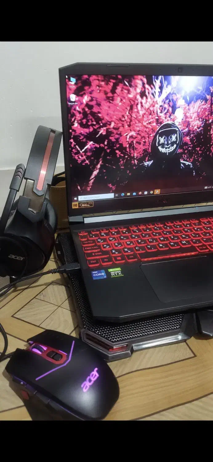 لپ تاب گیمینگ acer nitro 5 بسیار نو|رایانه همراه|اصفهان, باغ نگاره|دیوار