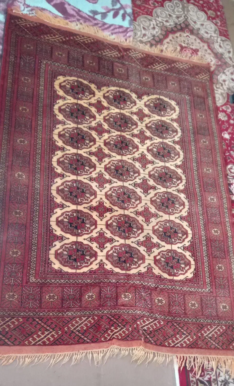 قالیچه دستباف ترکمن|فرش|گلبهار, شهر جدید گلبهار|دیوار