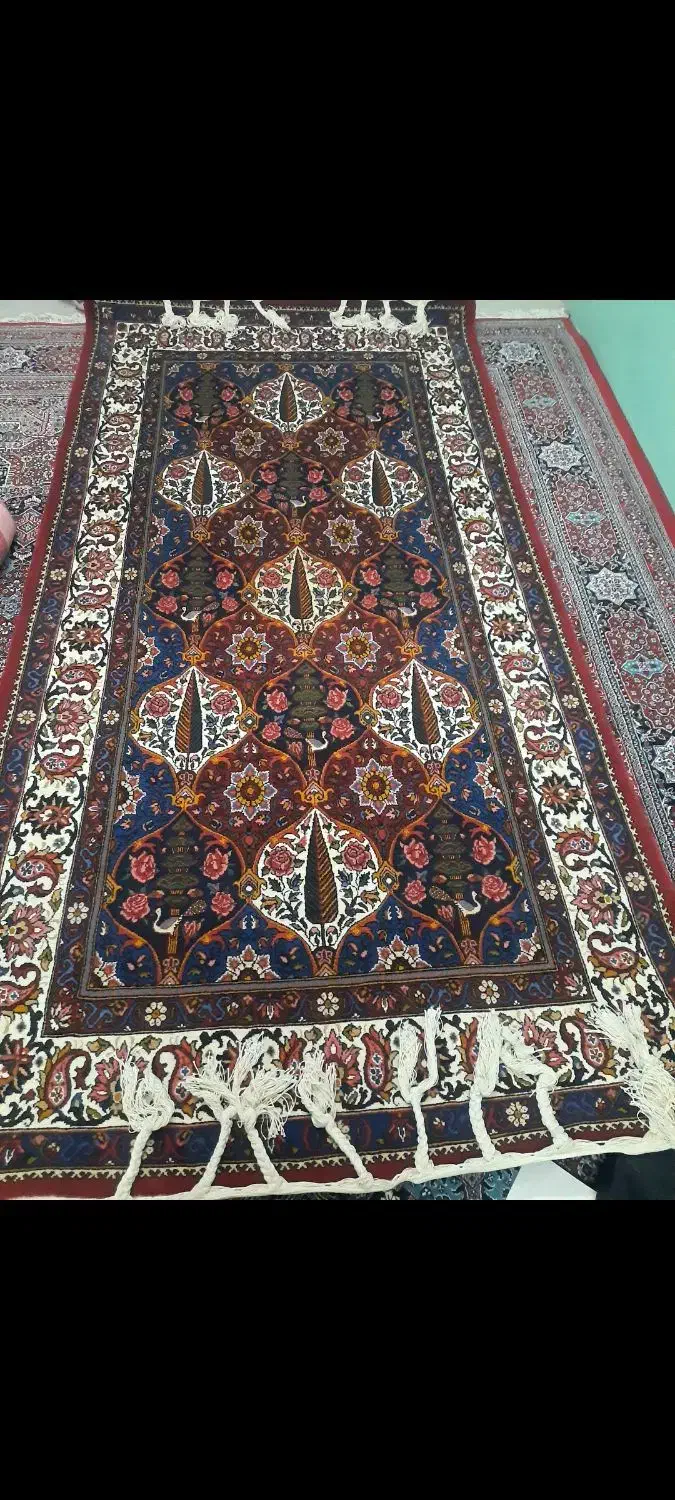 قالی دست باف|فرش|شهرکرد, |دیوار