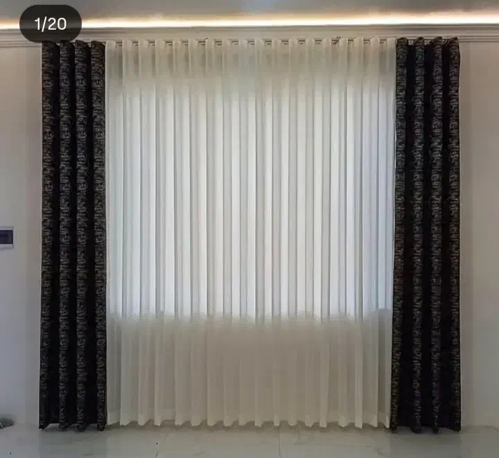 دوخت پرده حریر|پرده، رانر، رومیزی|گنبد کاووس, |دیوار