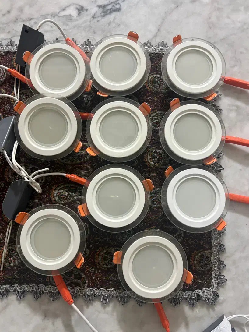 هالوژن ده عدد در حد نو|لامپ و چراغ|تبریز, |دیوار