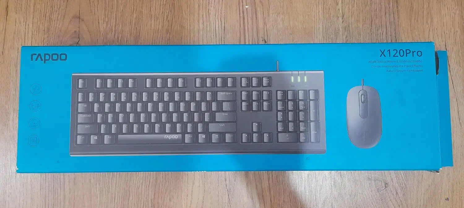 موس و کیبورد rapoo x120 pro|قطعات و لوازم جانبی رایانه|اندیشه, شهرک مریم|دیوار