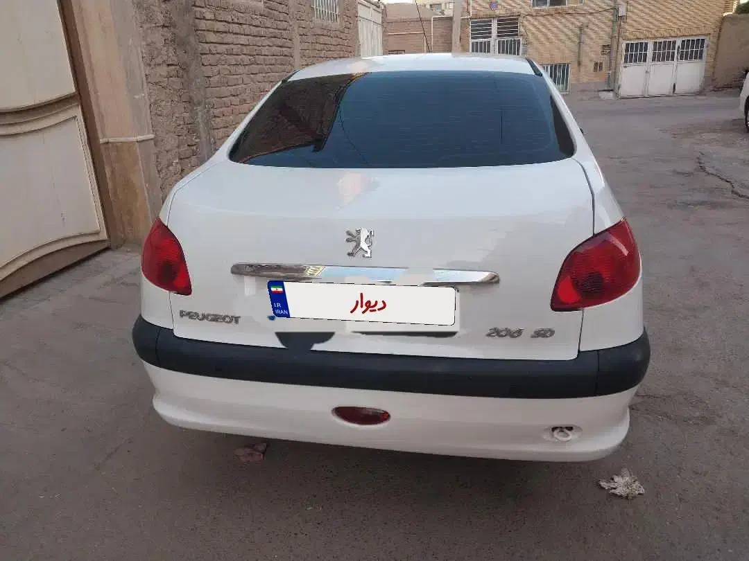 سلام پژو۲۰۶sdبدون رنگ سالم مرتب|خودرو سواری و وانت|کرمان, |دیوار