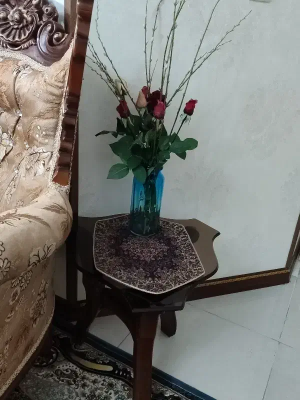 مبل استیل هفت نفره|مبلمان خانگی و میز عسلی|کرج, حصارک بالا|دیوار