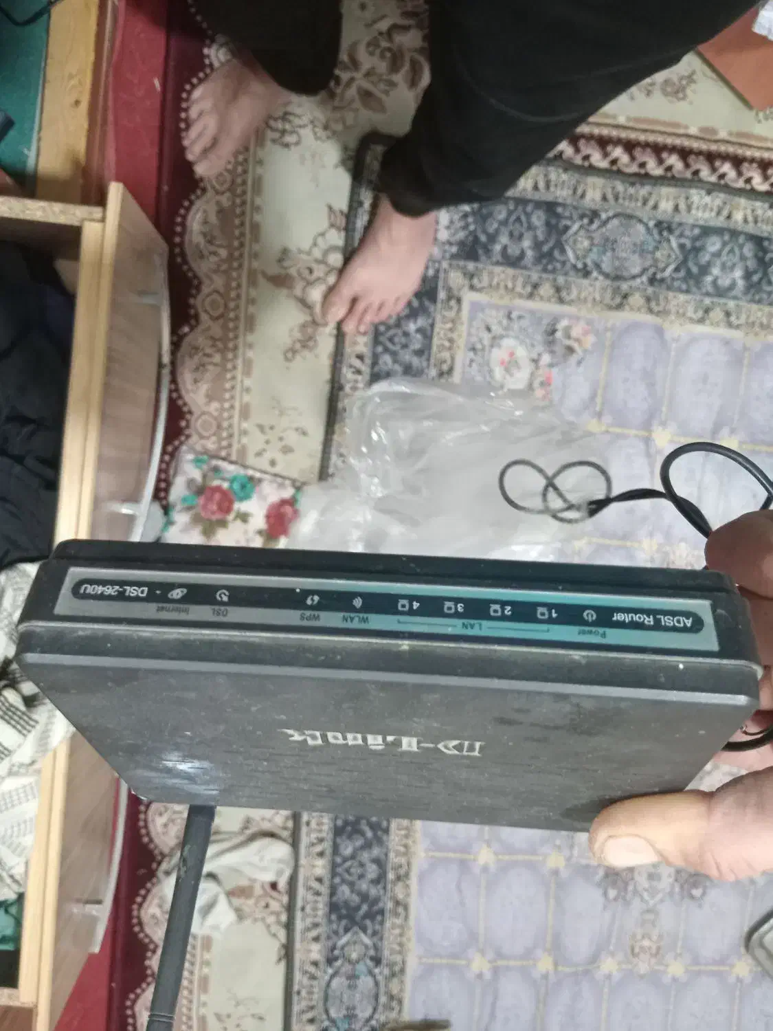 مدرم وایفادرحدنو  کاملا سالم|مودم و تجهیزات شبکه|طبقده, |دیوار