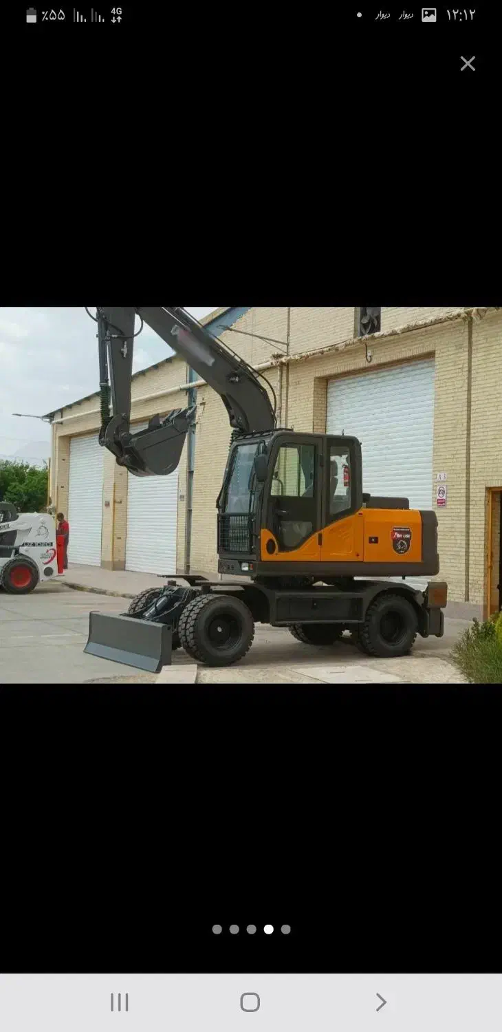 مینی بیل زنجیری ولاستیکی|ماشینآلات صنعتی|اصفهان, کشاورزی|دیوار