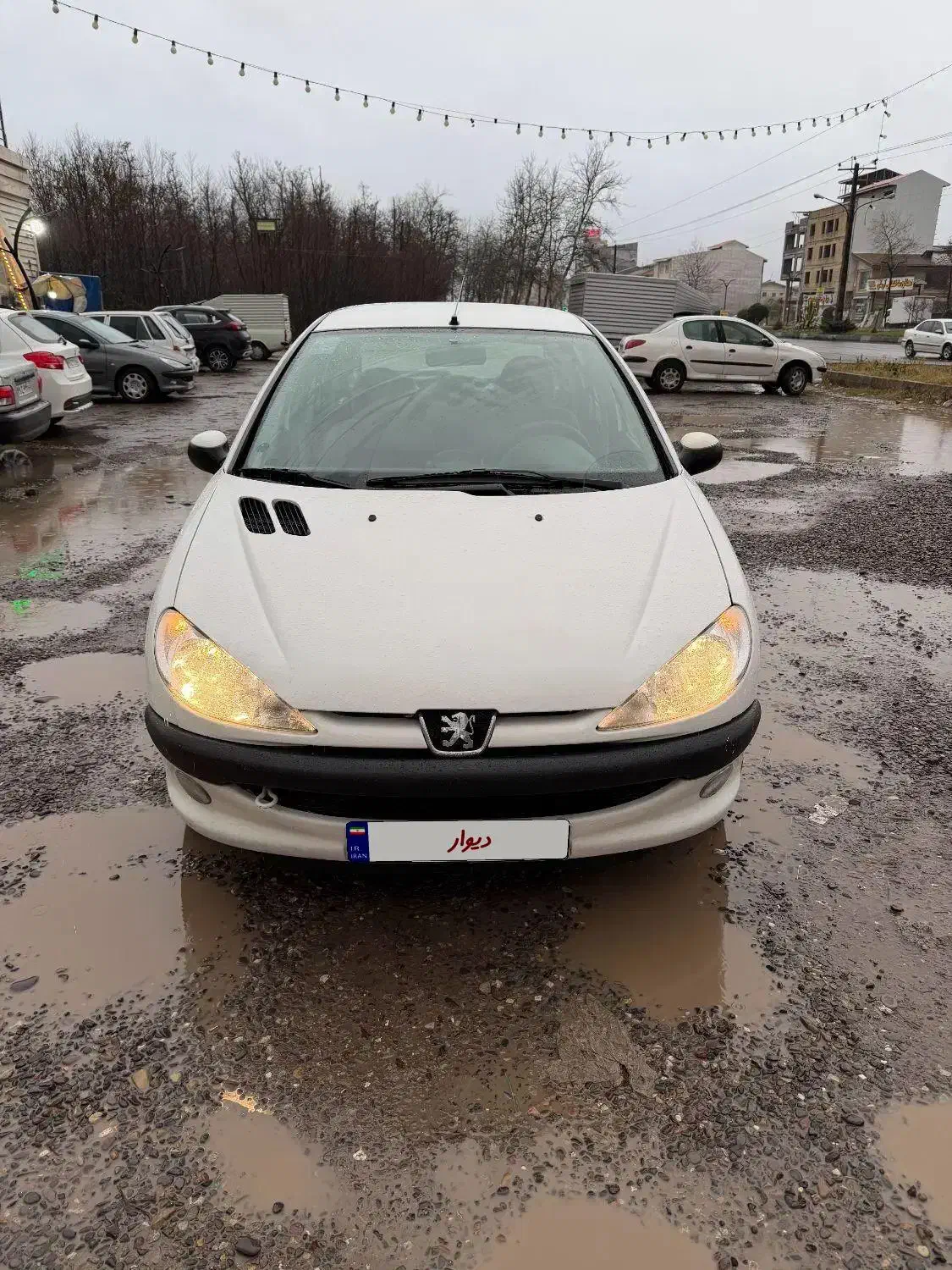 ۲۰۶ تیپ۵ مدل۹۶|خودرو سواری و وانت|لاهیجان, شیشه گران|دیوار