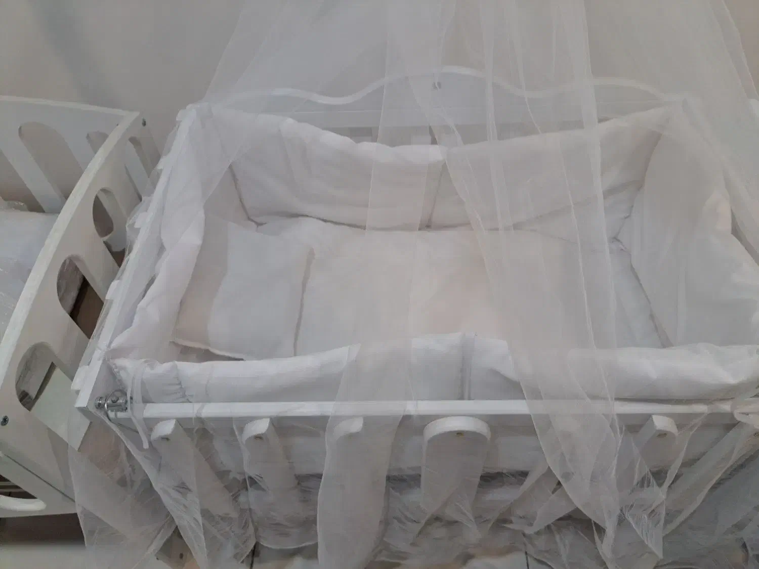 تخت و گهواره کنار مادر آرنا mdf|تخت و سرویس خواب|تهران, بهار|دیوار