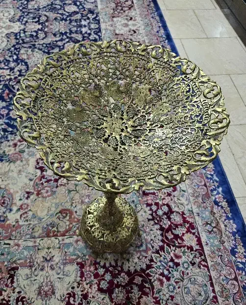 گلدان و جا میوه ای برنز|صنایع دستی و سایر لوازم تزئینی|گلستان (تهران), |دیوار