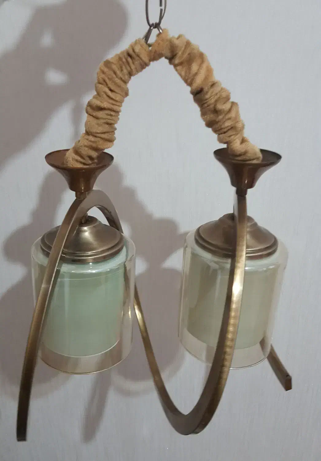 لوستر دو شاخه|لوستر و چراغ آویز|شهریار, شهریار|دیوار