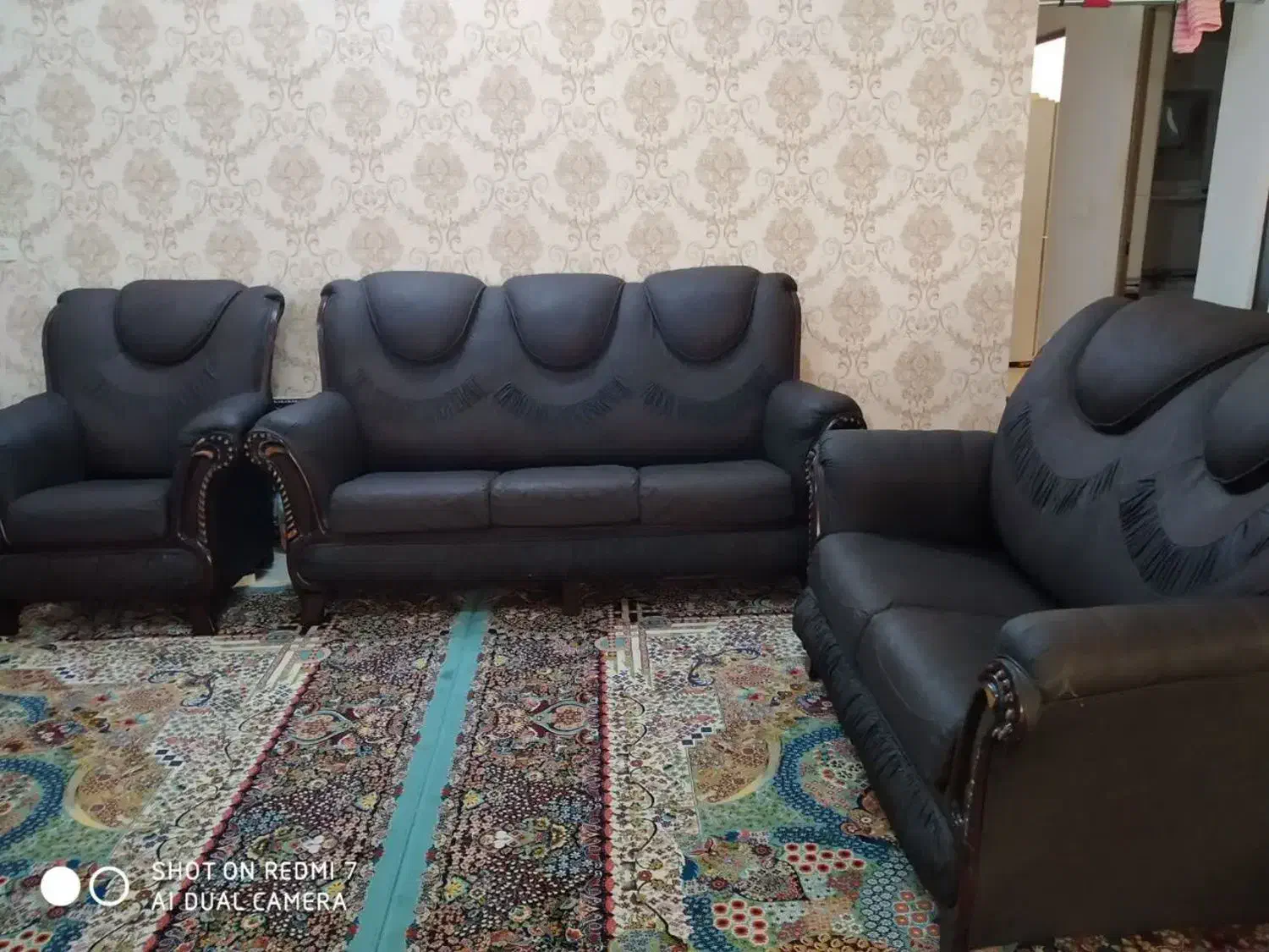 مبل چرمی|مبلمان خانگی و میز عسلی|بیرجند, |دیوار