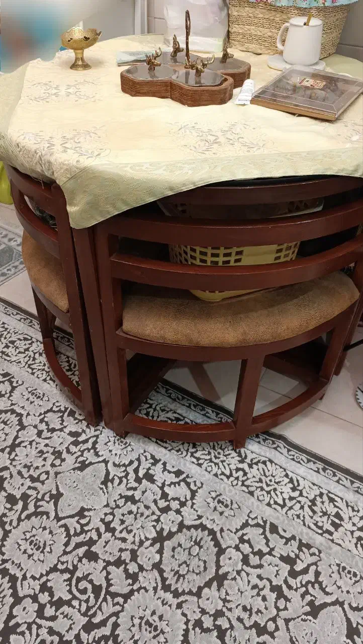 گاز طرح فر و کابینت فلزی و میز ۴ نفره|اجاق گاز و لوازم برقی پختوپز|صباشهر, |دیوار