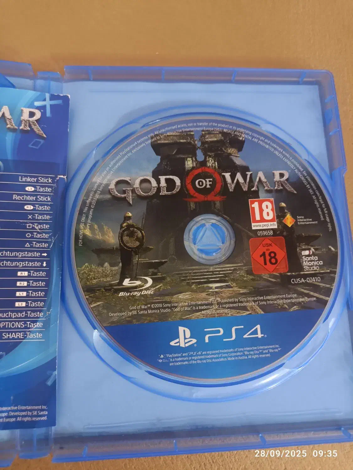 بازی گاد آف وار ۲۰۱۸ ps4|کنسول، بازی ویدئویی و آنلاین|شیراز, فرهنگ شهر|دیوار