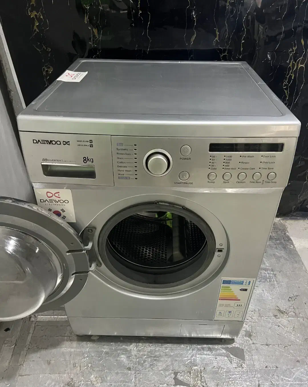لباسشویی دوو مدل دیجیتال ۸ کیلویی پرداخت بعد تست|ماشین لباسشویی و خشک‌کن لباس|تهران, میدان ولیعصر|دیوار