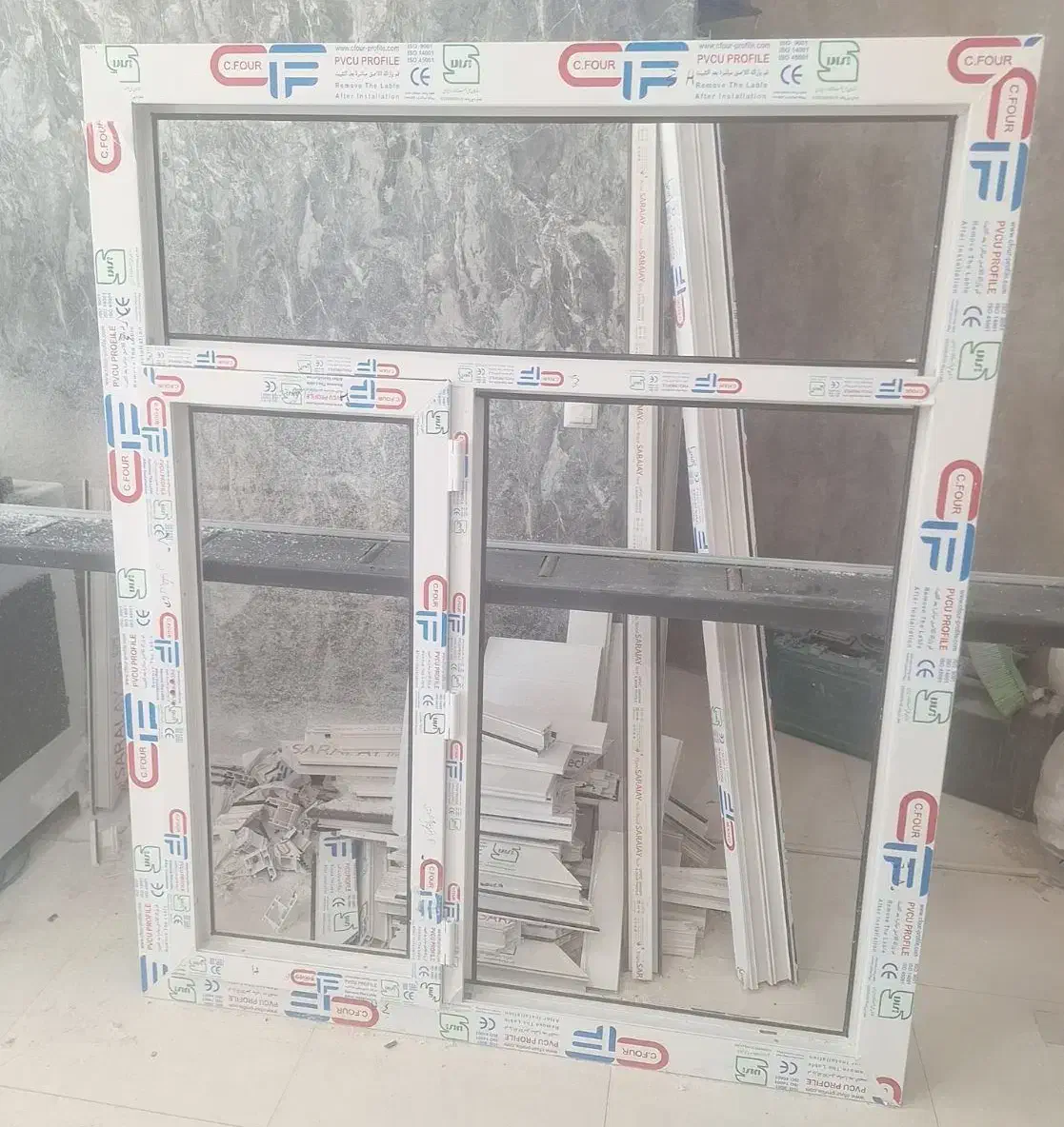 پنجره نو آکبند پروفیل C4|مصالح و تجهیزات ساختمان|طبس, |دیوار