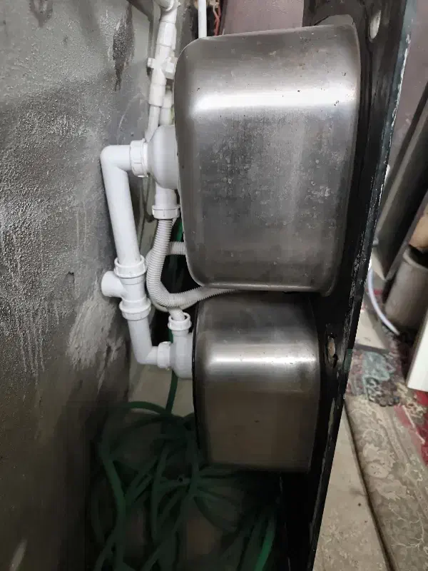 سینگ شیشهای همراه لوازم اتصال|مصالح و تجهیزات ساختمان|تربتحیدریه, شهرک ولیعصر|دیوار