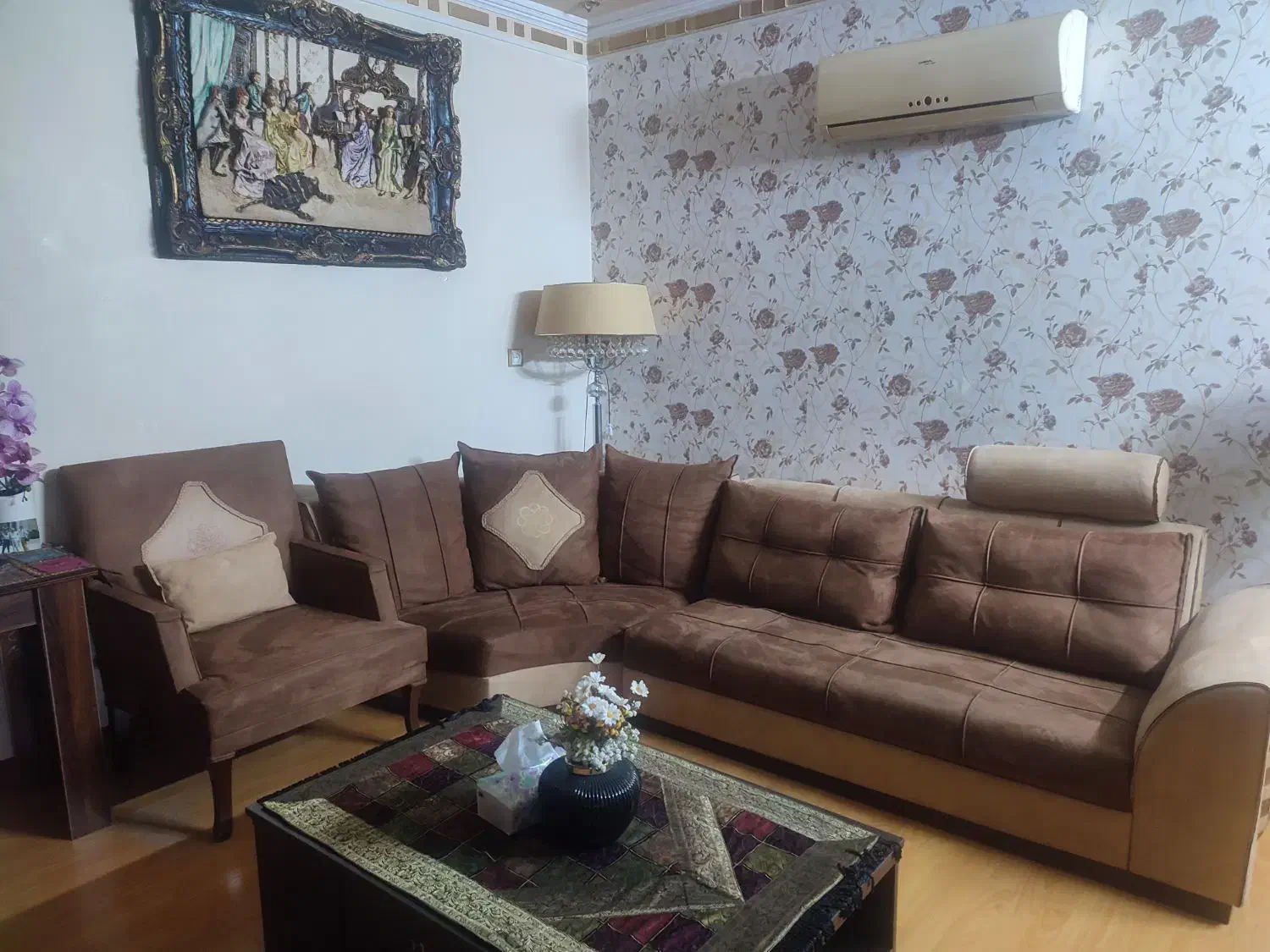 سرویس راحتی هشت نفره|مبلمان خانگی و میز عسلی|آمل, |دیوار