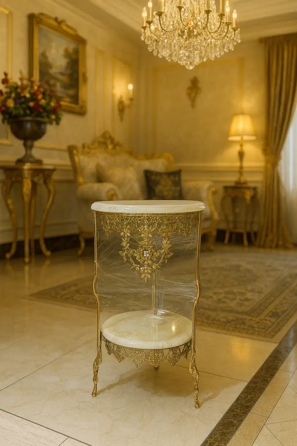 جشنواره میز کنارسالنی برنز(خاطره)ضمانتی(برنز برتر)|مبلمان خانگی و میز عسلی|کرمانشاه, |دیوار