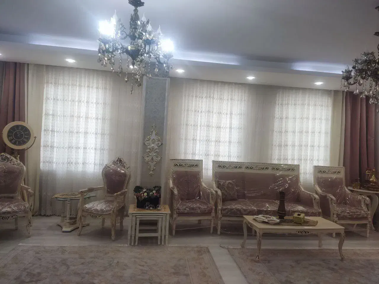 پرده سفیدتوری|پرده، رانر، رومیزی|اردبیل, |دیوار