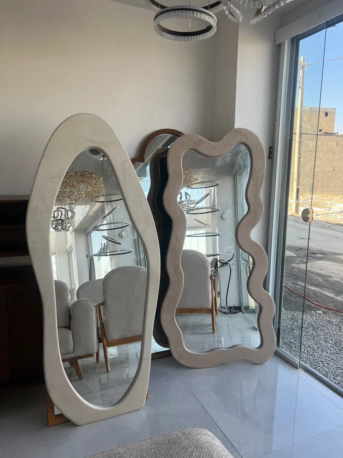 آینه قدی و بک لایت|آینه|همدان, |دیوار