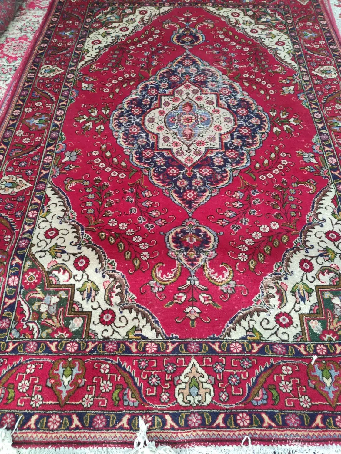 یک جفت فرش دستبافت  طرح خوشگل|فرش|مرند, |دیوار