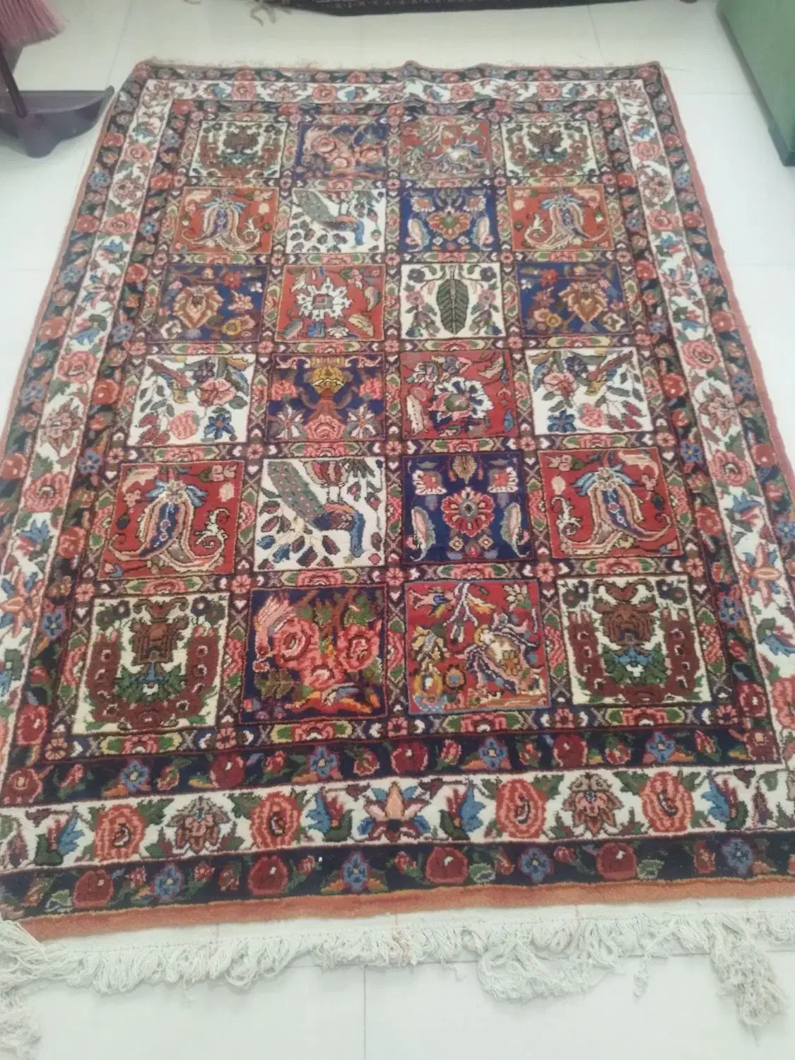 فرش دستباف|فرش|اصفهان, شاه پسند|دیوار