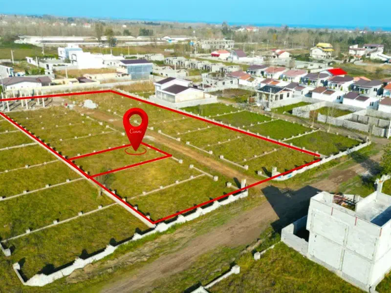 220 متر زمین شهرکی آماده ساخت با نگهبانی بشرط سند|فروش زمین و ملک کلنگی|لنگرود, |دیوار