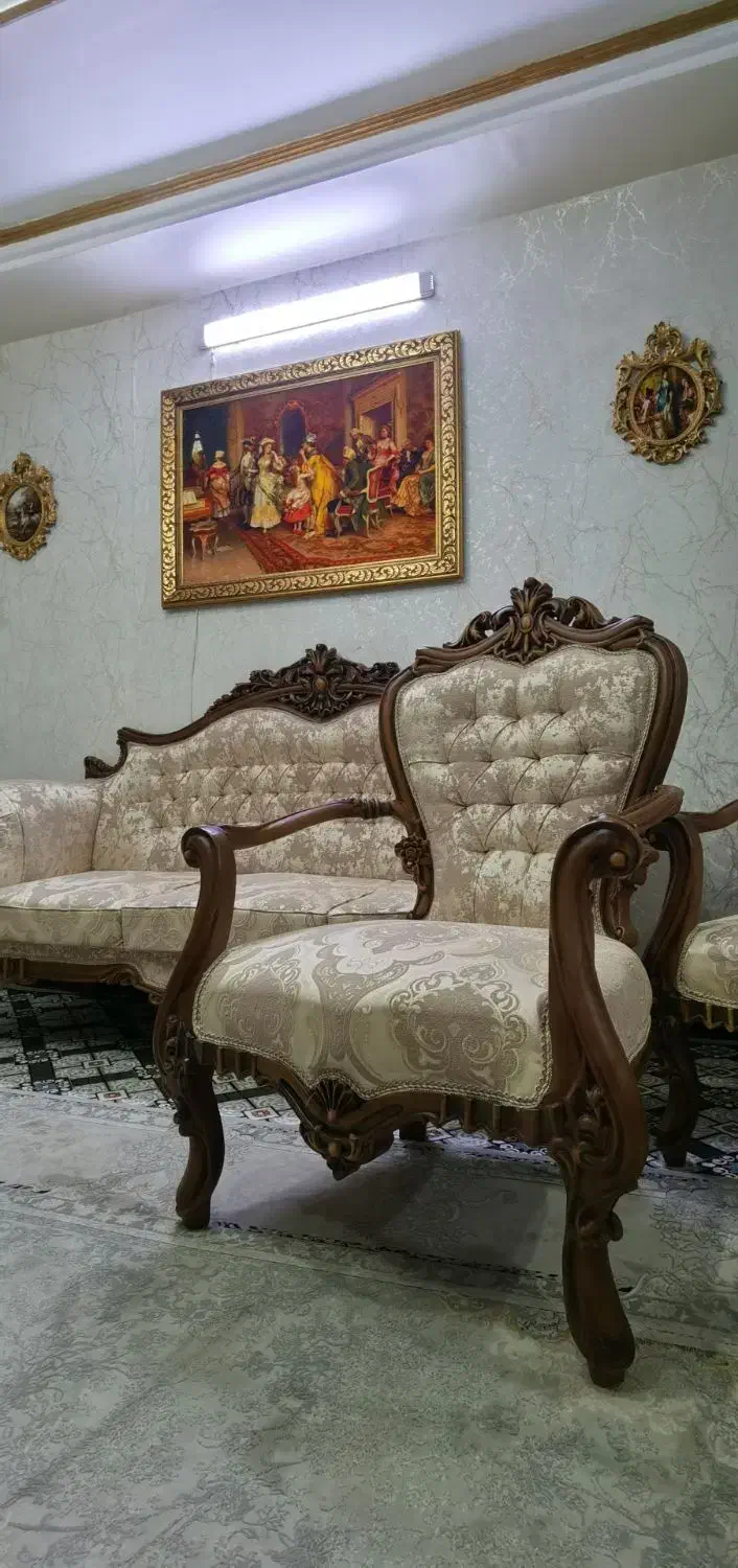 مبل ۹ نفره ناهار خوری ست ۴ نفره نو نو مناسب جهاز|مبلمان خانگی و میز عسلی|تهران, باشگاه نفت|دیوار