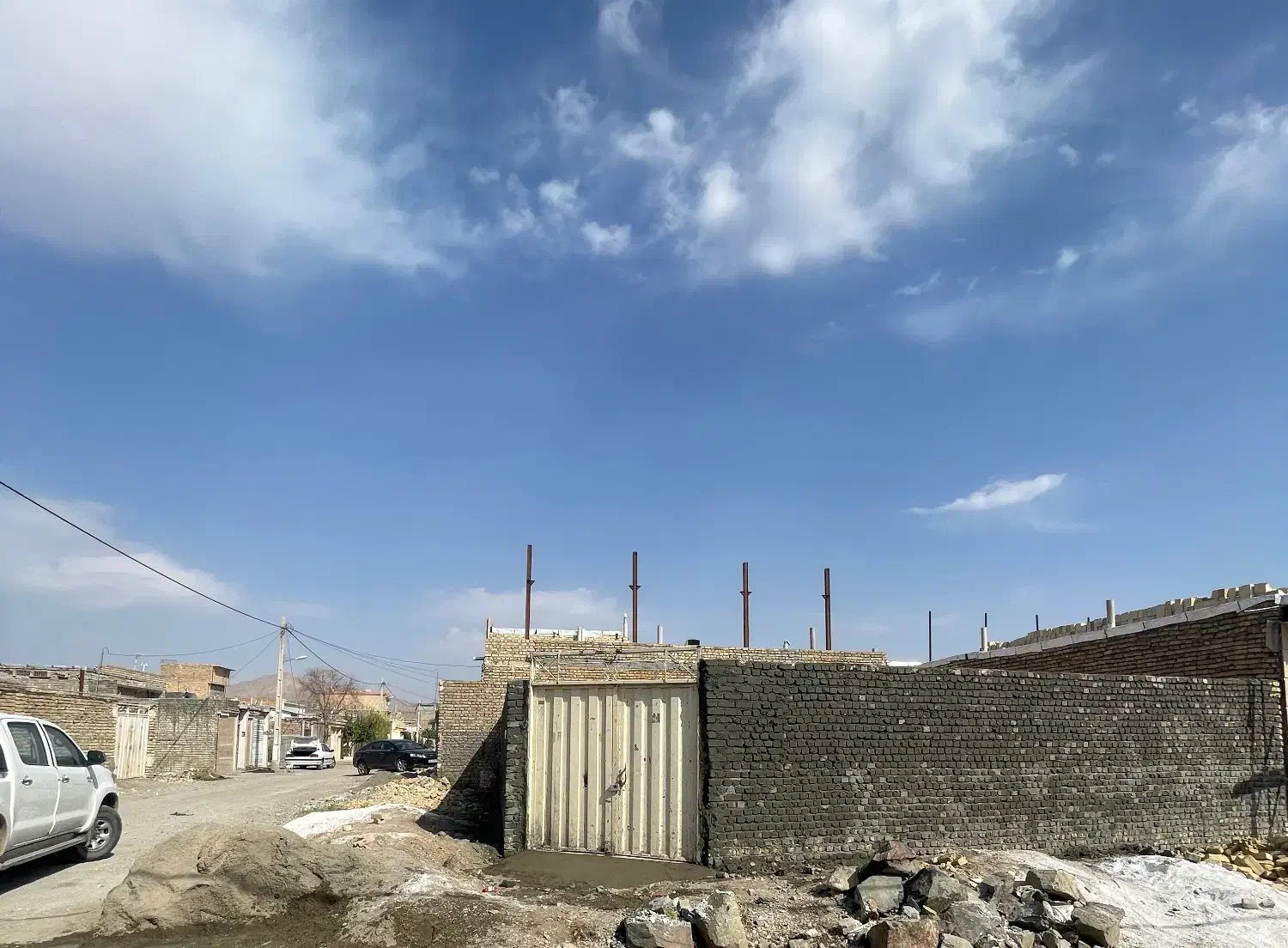 زمین دور دیوار ورزش ۱۲ سرسه نبش|فروش زمین و ملک کلنگی|تربتحیدریه, شهرک ولیعصر|دیوار