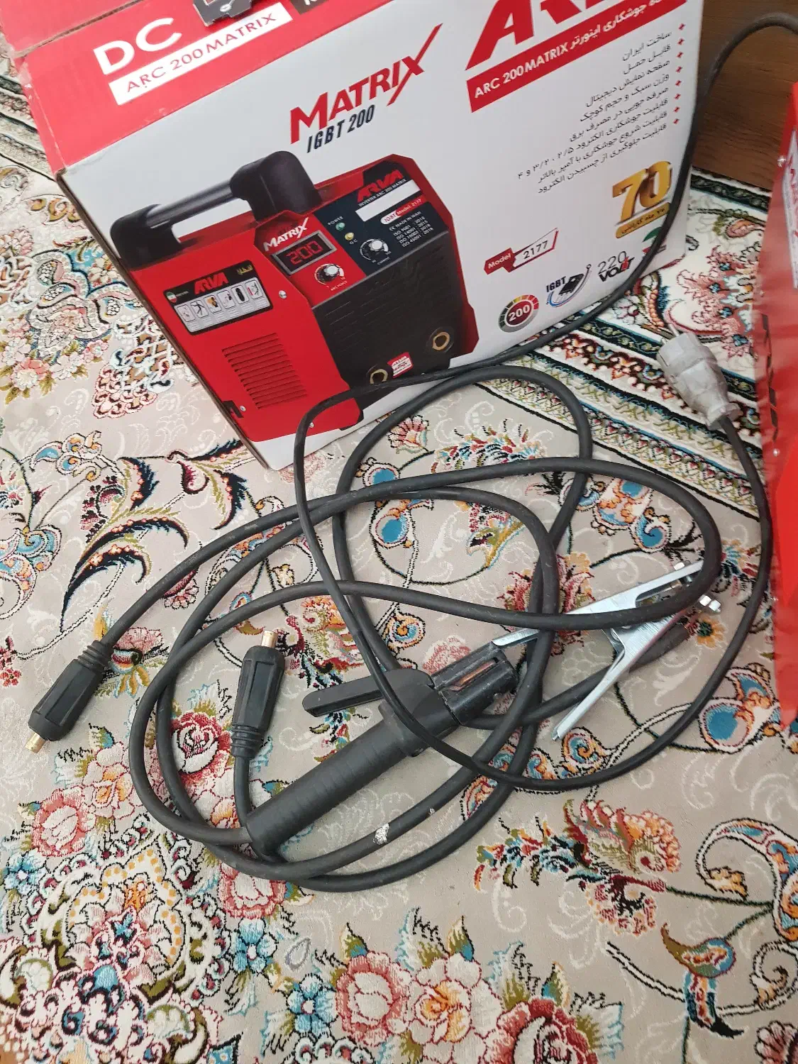 دستگاه جوش آروا ۲۰۰ آمپر در حد نو|ماشین‌آلات صنعتی|دوگنبدان, |دیوار