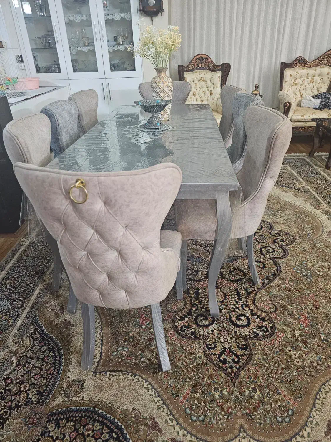 میزنه خوری طرح چستر ۸ نفره|میز و صندلی غذاخوری|مشهد, اقبال|دیوار