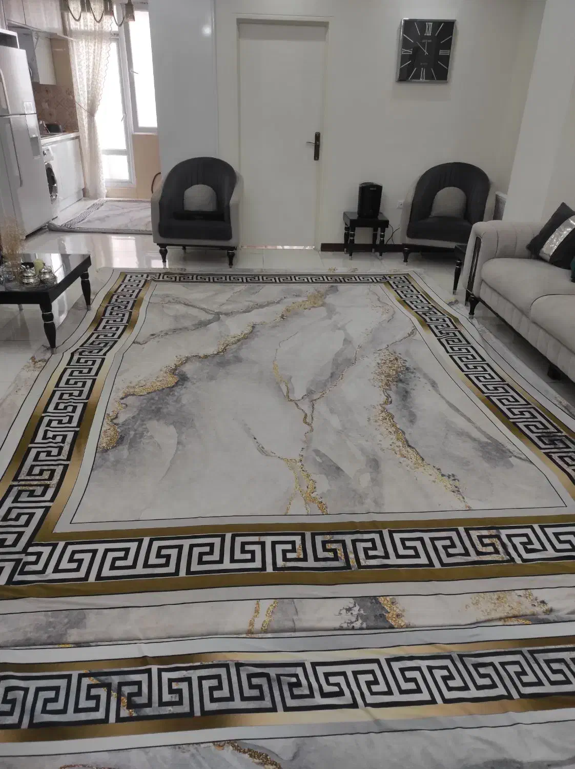 ۳عدد روفرشی مخمل ترک ی ۱۲ با دوتا چهار متری ست هم|روفرشی|اسلامشهر, شهرک طالقانی|دیوار