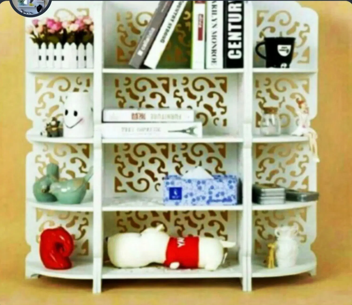 انواع کتابخانه PVC ضدآب و قابل شستشو|کتابخانه، شلف، قفسههای دیواری|اصفهان, سرچشمه|دیوار