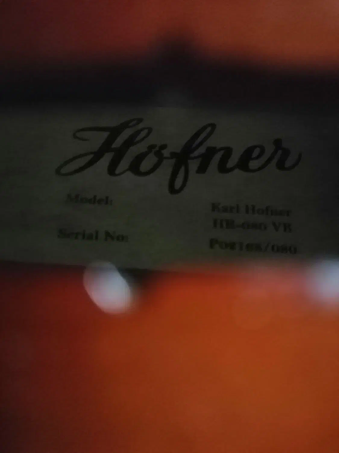 ویولون هافنر 080|ویولن|کازرون, |دیوار