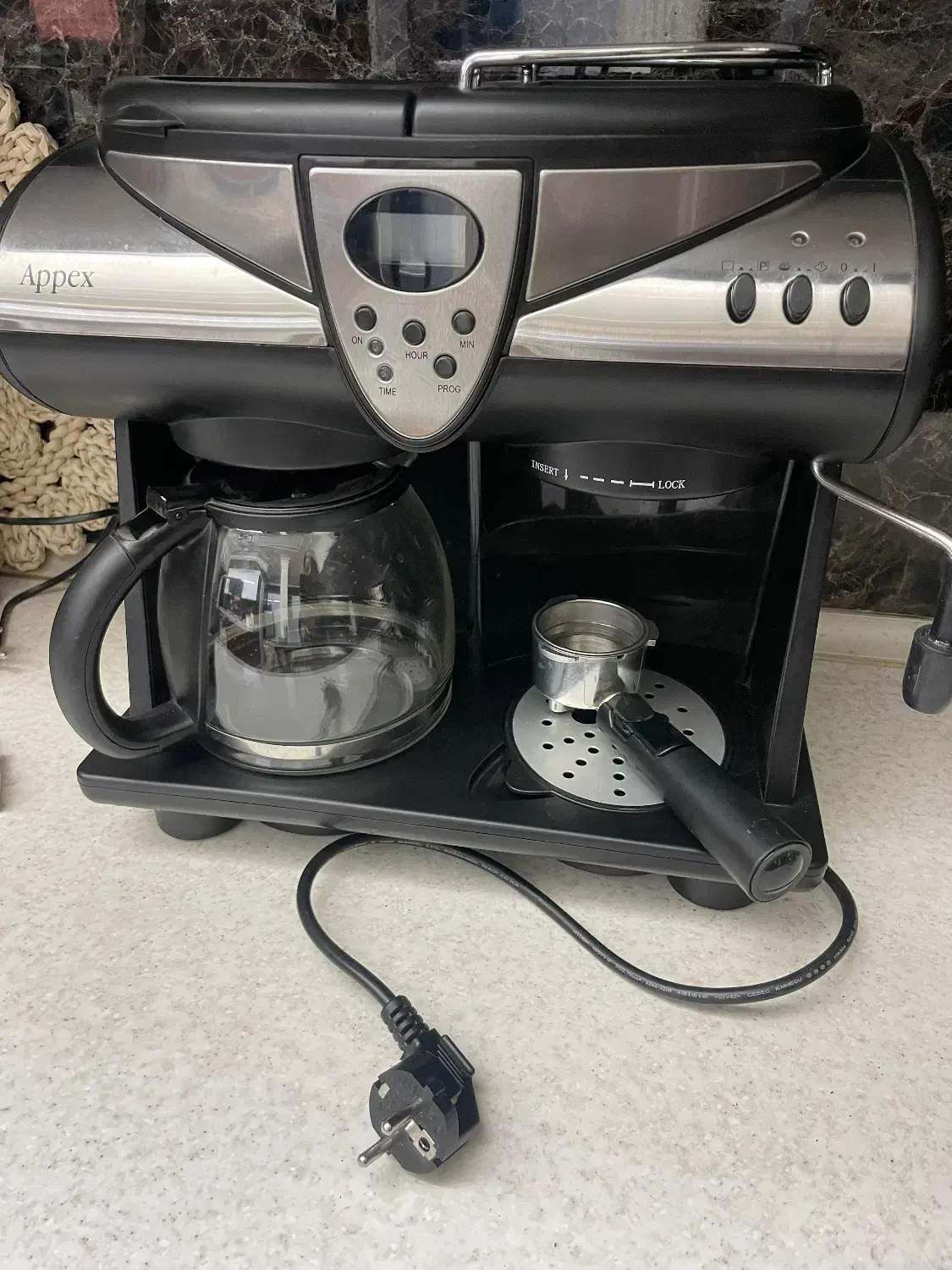 قهوه ساز سه کاره دیجیتال اپکس کاملا نو وسالم|سماور، چایساز، قهوهساز|کرمان, |دیوار