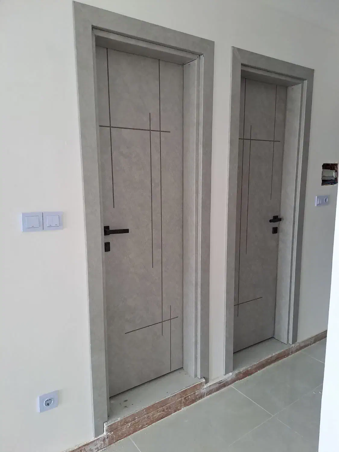 نصب و ساخت درب اتاقی hpl و پلی وود|خدمات پیشه و مهارت|رشت, پیرکلاچای|دیوار