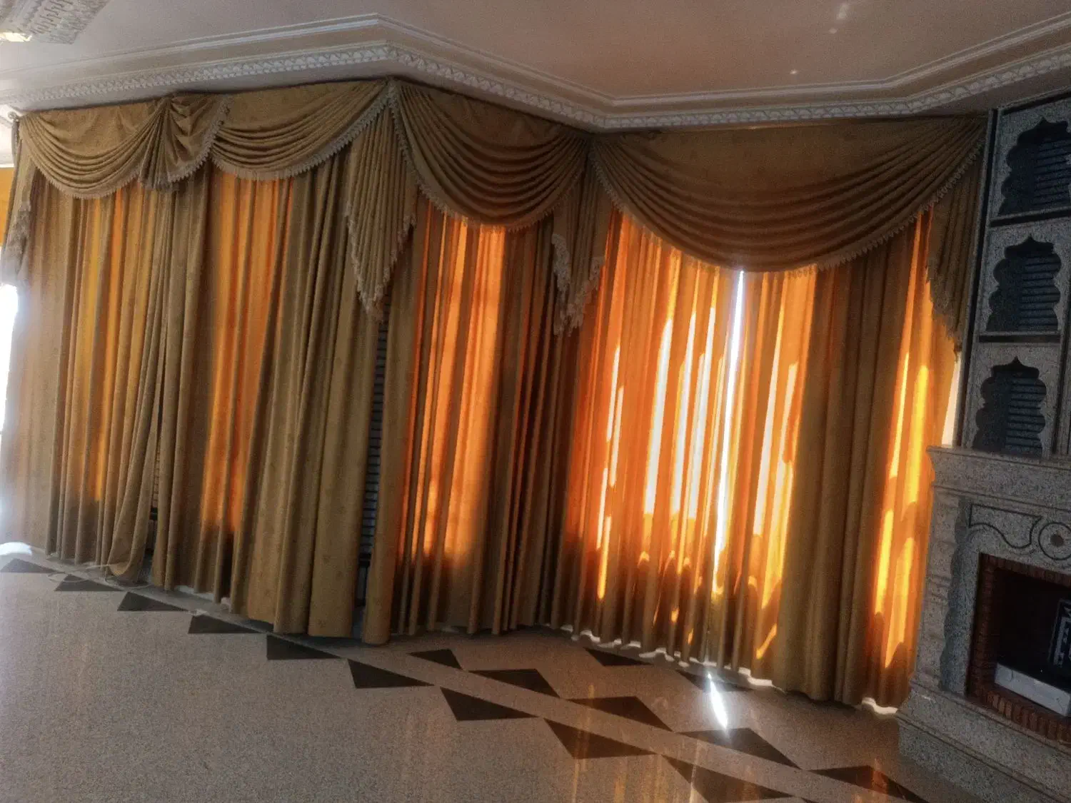 پرده|پرده، رانر، رومیزی|خمینی‌شهر, |دیوار