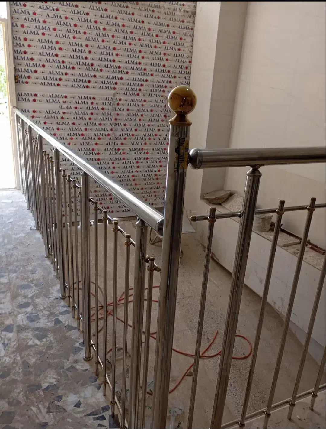 اجرای نرده استیل حفاظ استیل پله استیل .|خدمات پیشه و مهارت|قدس, شهر‌قدس|دیوار