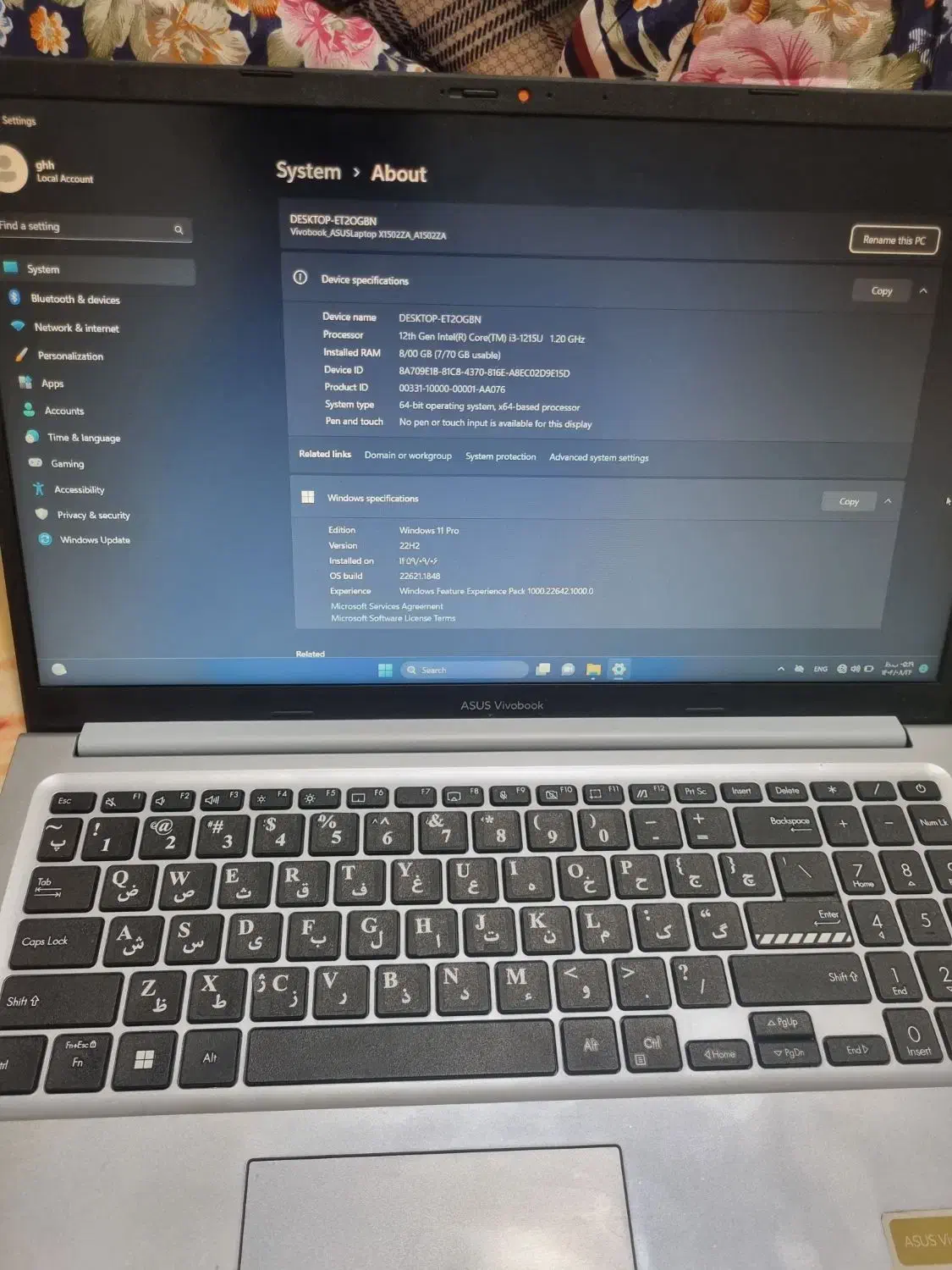 لبتاب ایسوس|رایانه همراه|صالح آباد, |دیوار