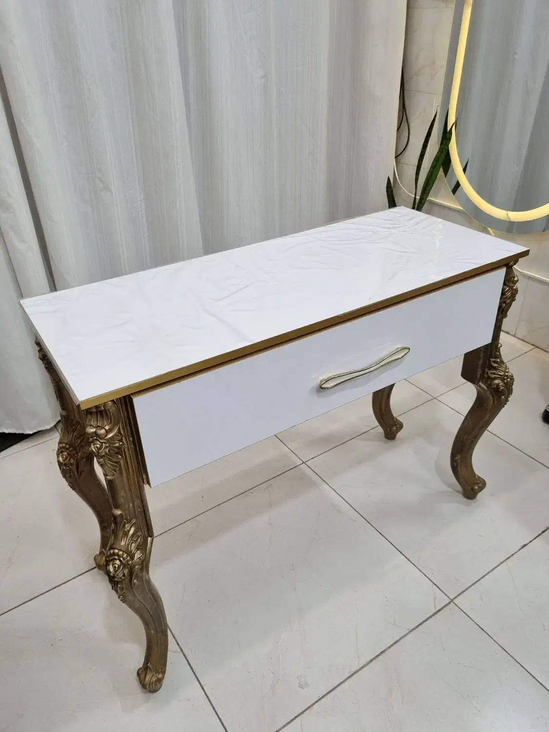 میز کنسول میز آینه|بوفه، ویترین، کنسول|لنجان, |دیوار