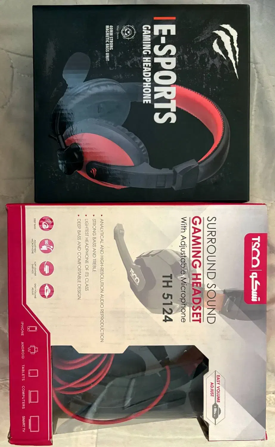 هدست گیمینگ تسکو و ای اسپرت|قطعات و لوازم جانبی رایانه|کرمانشاه, |دیوار